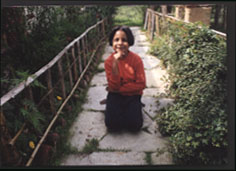 Gauri poses at Somerset Lodge