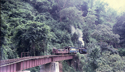 At a viaduct